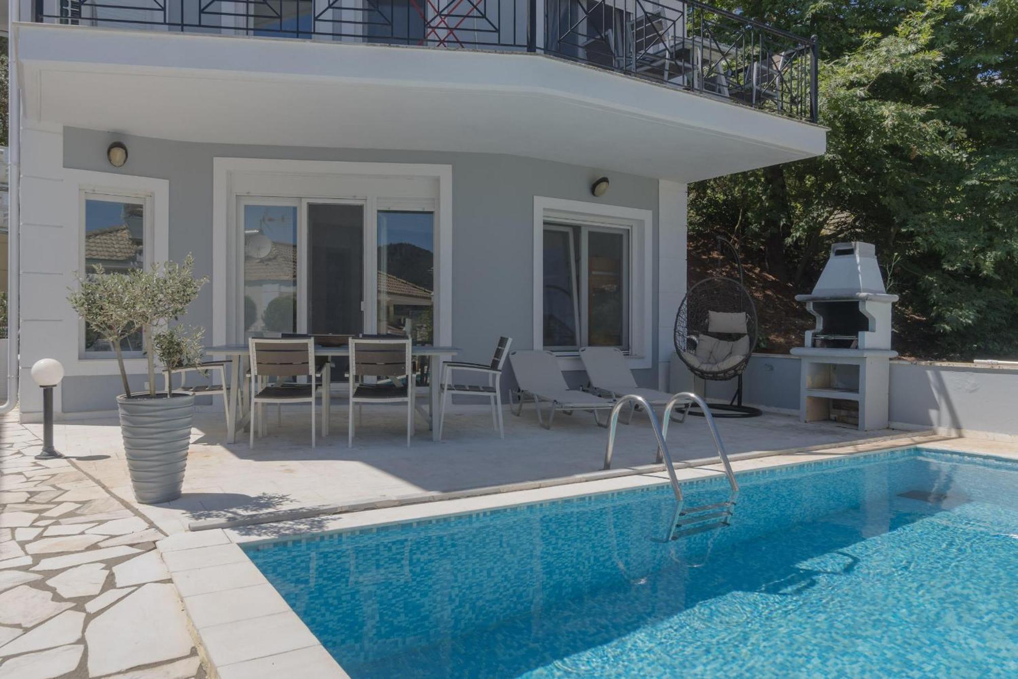 Diamanti Villa, Pool & Barbecue Skala Potamia  Exteriör bild